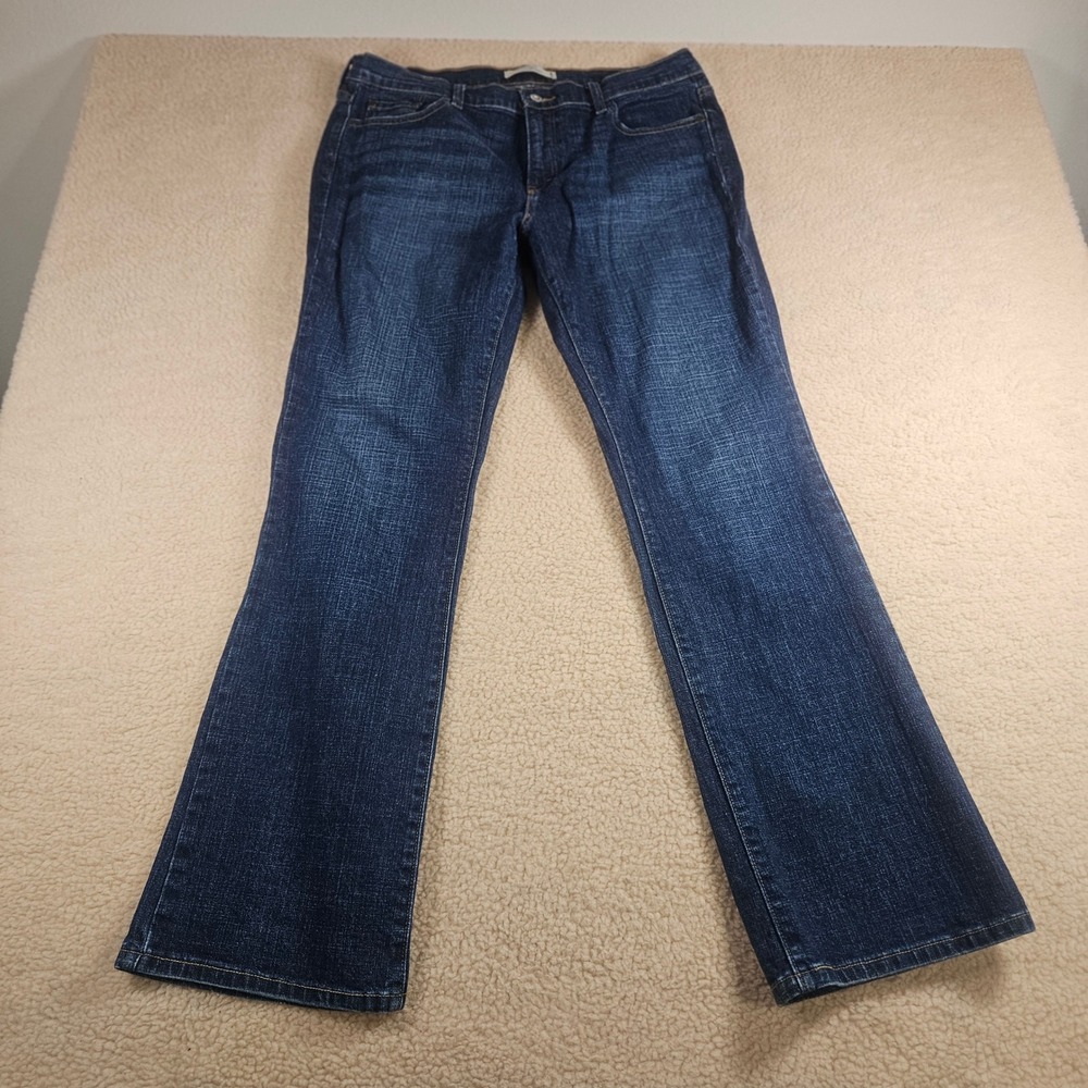 Levi's 515 Bootcut Jeans Womens 14 L/6 Dark Wash Stretch Denim Western Y2K